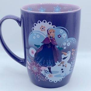 Disney Frozen Ana Olaf Authentic Disney Store Purple Mug